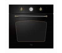 Luxor RPL 60 BL Classico UNIQUE Mexanic AN 3 скла дверей + прихватка в подарунок, ретро антрацит, чорний