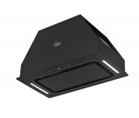 Luxor Stolz 60 LED 1450 m3 BK Sensor LED + повністю скляний фасад,пульт,фільтри у подарунку,чорне скло, чорна  