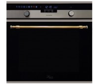 Luxor HB 970 SS Unique KUP Colorverglasung + камінь для піци в подарунок, чорний/нержавіюча сталь