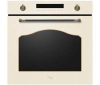 Luxor HB 978 Logic 60 CH Classico UNIQUE Ultra BG 3 скла дверей + камінь для піци, ретро, бежевий