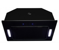 Luxor Stolz 60 LED 1450 m3 BK Sensor LED + пульт управління, скляний фасад, чорне скло, чорна  