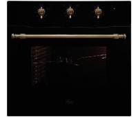 Luxor Qualität 60 GBO Grill Retro Kup BK Vintage Classico + конвектор, чорне скло, чорний